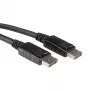 VALUE DisplayPort kabelis - DisplayPort (tēviņš) uz DisplayPort (tēviņš) - 1 m - Melns (11.99.5761)