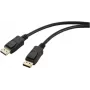 Renkforce DisplayPort savienojuma kabelis, DisplayPort spraudnis - DisplayPort spraudnis, 2.00 m, melns, RF-5771516, PVC apvalks