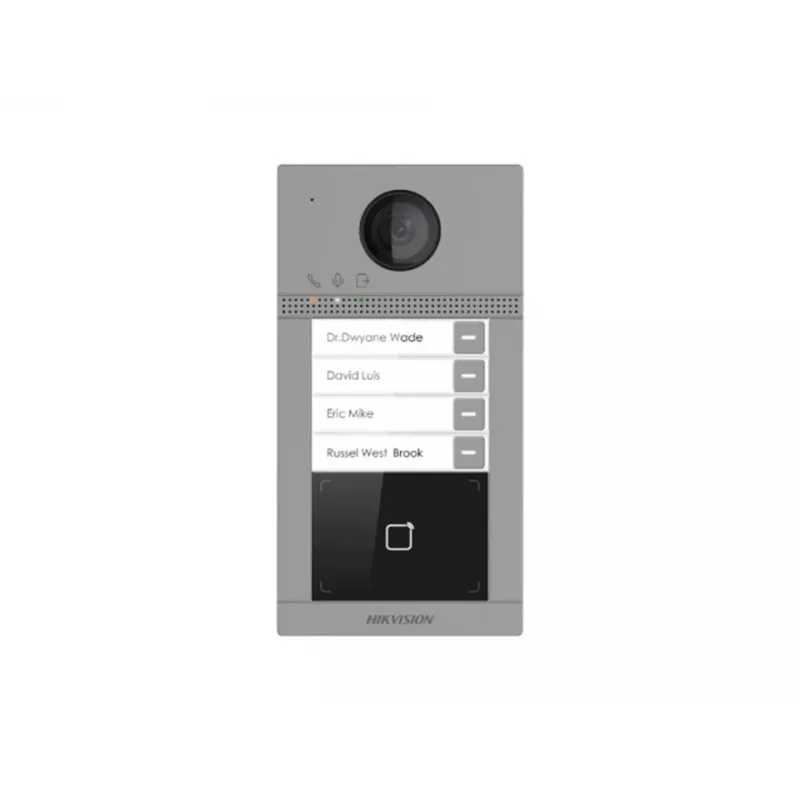 Video Domofons Hikvision DS-KV8413-WME1(C) 2 MP Pelēks IP65
