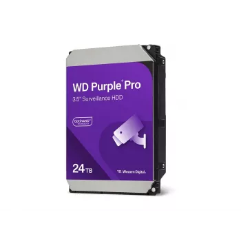 Iekšējais HDD Western Digital Purple Pro WD241PURP 24 TB 7200 RPM 3.5 collu SATA 512 MB kešatmiņa