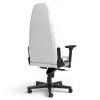 Biroja krēsls noblechairs NBL-ICN-PU-WED polsterēts sēdeklis polsterēta atzveltne balts