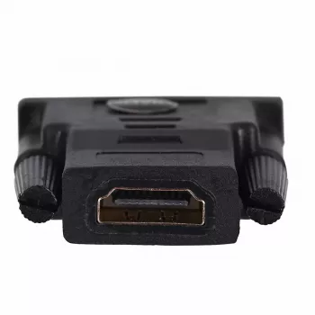 Savio CL-21 HDMI-DVI savienotājs, Sievišķais/Sievišķais, Melns