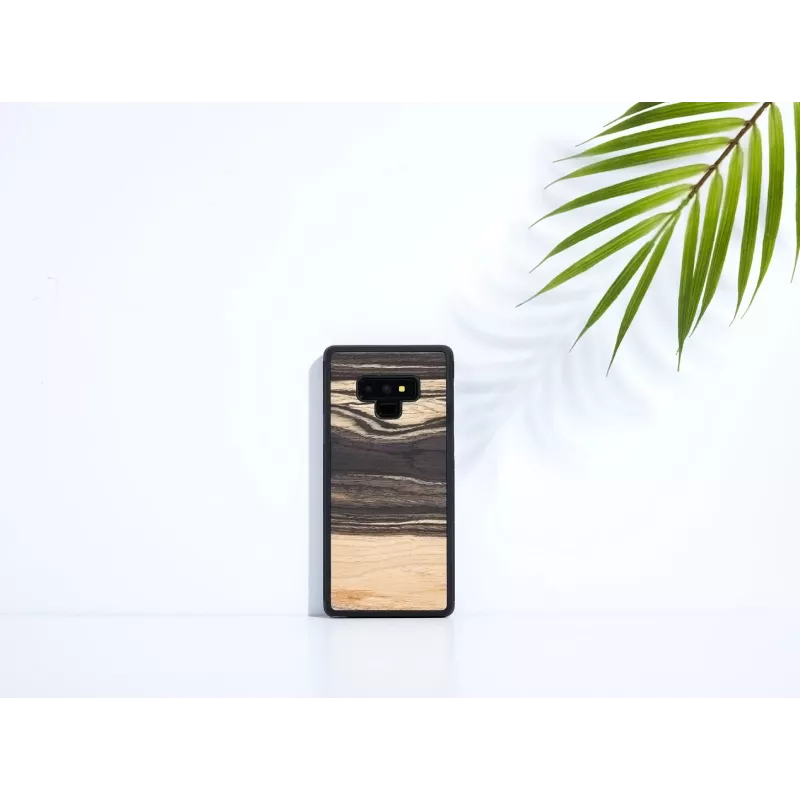 Aizsargmaciņš vīrietim un kokam Samsung Galaxy Note 9 — baltais melnkoks melns