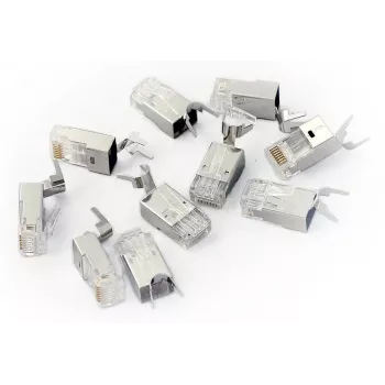 Savienotājs RJ45 Pelēks Digitus X-ML-6F-OD-IMP Vīriešu 100 gab.