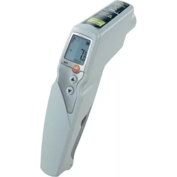 TESTO 831 infrasarkanais termometrs, IR termometrs, Optika 30:1, Mērījumu diapazons -30 līdz +210 °C (0560 8316)