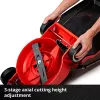 Bezvada zāles pļāvējs EINHELL GE-CM 18/30 Li — 18V, 3.0Ah, 30 cm griešanas platums, 25 L savācējs