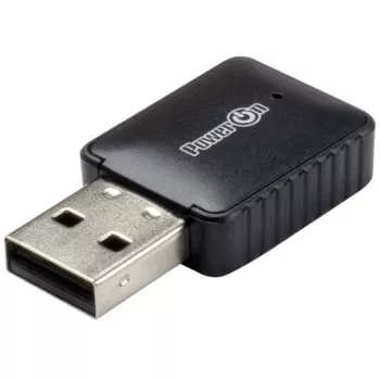 Inter-Tech DMG-07 - Bezvadu USB Wi-Fi / Bluetooth adapteris - Wi-Fi 5 (802.11ac) - 650 Mbit/s - Melns (88888146)