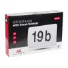 Maclean MCE292 W LED mājas numura lampa ar krēslas sensoru, 12 W, 950 lm, IP65, balta