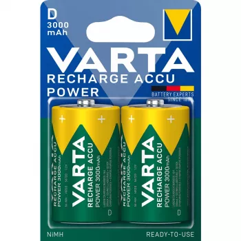 Varta Battery VARTA RPA Ni-MH D (Mono) 3000mAh 1,2V / 2er Blister (56720 101 402)