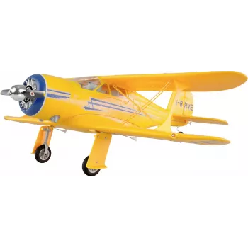 Lidmodelis Amewi AMXFlight Beech D17s 3D/6G RTF — dzeltens, gatavs lidojumam