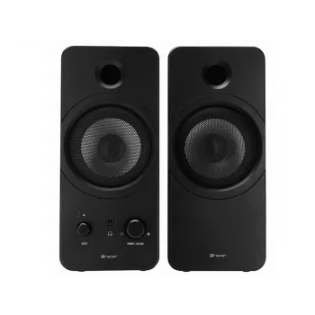Skaļruņi 2.0 TRACER Mark 12 W, USB barošana, Bluetooth, 2-virzienu, 2 draiveri, melni