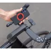 Quad Lock velosipēda stūres stiprinājums, melns