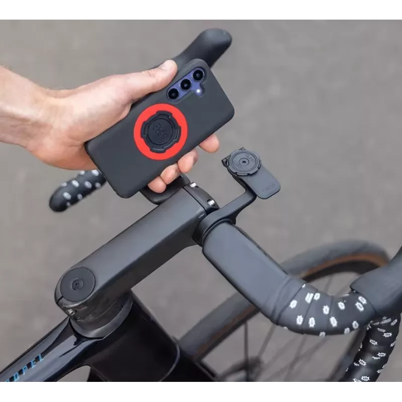 Quad Lock velosipēda stūres stiprinājums, melns