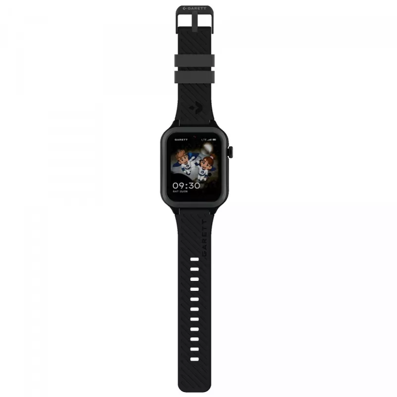 Garett Kids Essa 2 4G Black — bērnu viedpulkstenis ar 4G