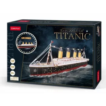3D Puzle CubicFun Titanic LED