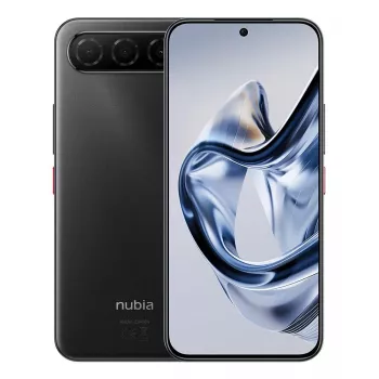 Viedtālrunis NUBIA Air 5G — 6.78 collu 1224×2720, Unisoc T8300, 20 GB RAM, 256 GB, 50 MP, 5000 mAh, Divas SIM, IP68/IP69, Melns