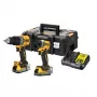 DEWALT DCD805+DCF850, 2x Akumulators 1,7 Ah TSTAK, 18 V