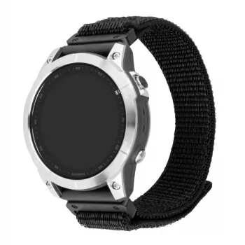 Nomaināma 22mm Sporta Siksniņa Garmin QuickFit no FIXED — 160–210 mm, Melna
