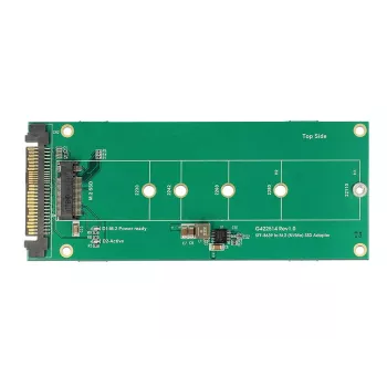 DeLOCK 62865 Iekšējais M.2 adapteris U.2–M.2 PCIe SSD