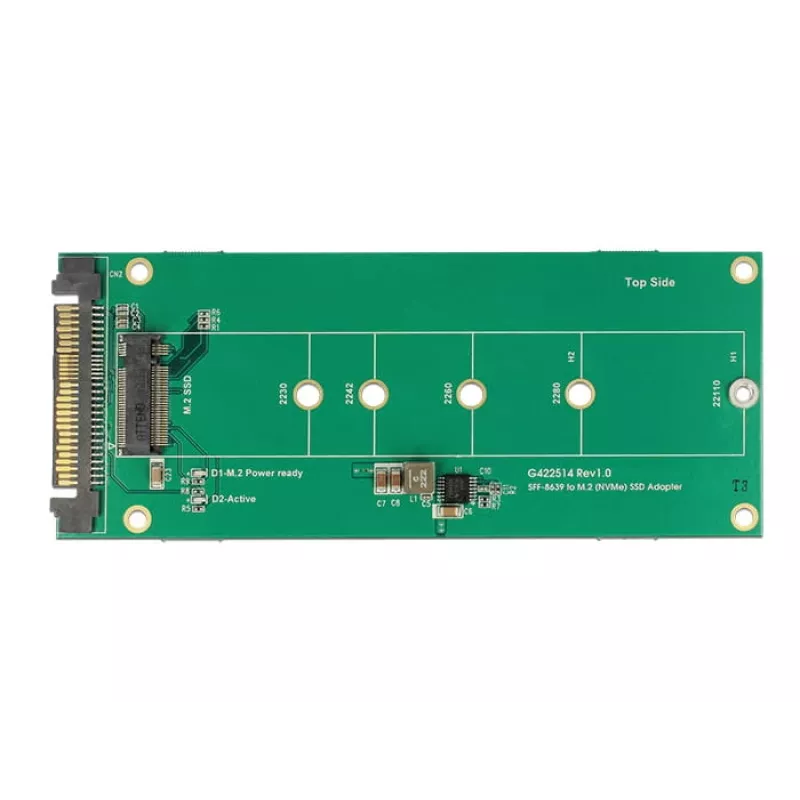 DeLOCK 62865 Iekšējais M.2 adapteris U.2–M.2 PCIe SSD