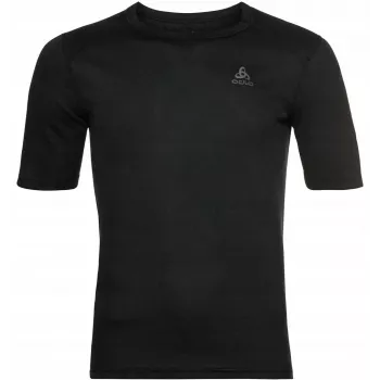 Odlo BL TOP apkakles īsās piedurknes ACTIVE WARM ECO vīriešu T-krekls, izmērs M, melns