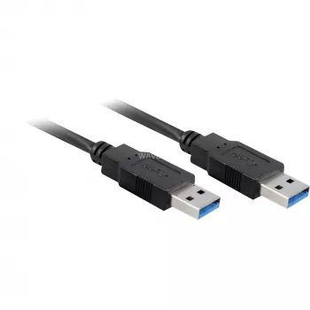 Wentronic Goobay USB 3.0 SuperSpeed kabelis, melns, 3 m - USB 3.0 spraudnis (A tips) > USB 3.0 spraudnis (A tips) (93929)