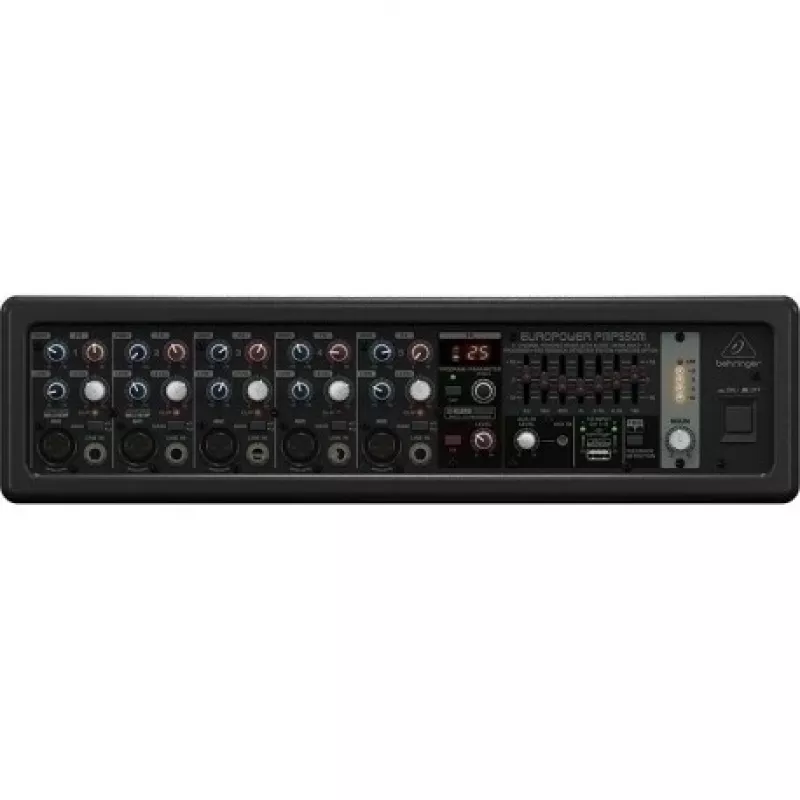Behringer PMP550M audio mikseris 5 kanāli 20 - 20000 Hz Melns