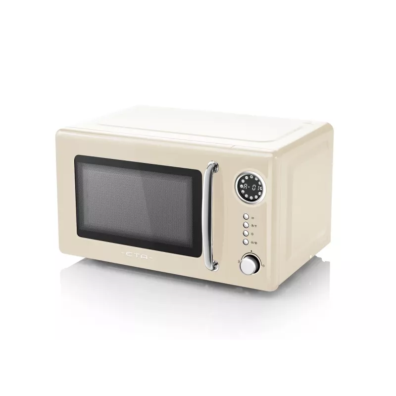 ETA Storio Beige Solo mikroviļņu krāsns, 20 L, 700 W, 5 jaudas līmeņi, darba virsmas modelis