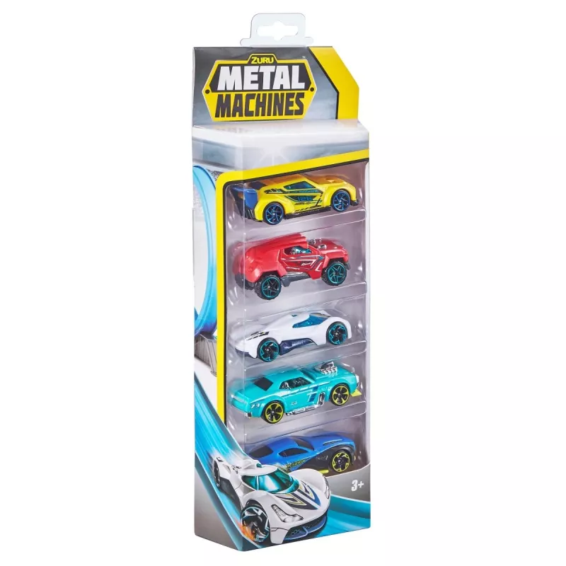 Zuru Metal Machines 5 metāla mašīnīšu komplekts 1:64, 2. sērija, dažādi dizaini