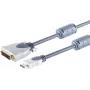 HDMI uz DVI adaptera kabelis ShiverPeaks 77481-MHQ 1.5 m ar apzeltītiem kontaktiem