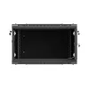 Sienas stiprinājuma 19 inch skapis 6U 600x600 melns