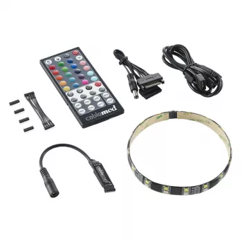 Universālā LED sloksne CableMod CM-LED-30-D30RGBW-RK 300 mm iekštelpām
