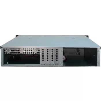 Servera korpuss Inter-Tech 2U 2404L Rack Melns, Pelēks
