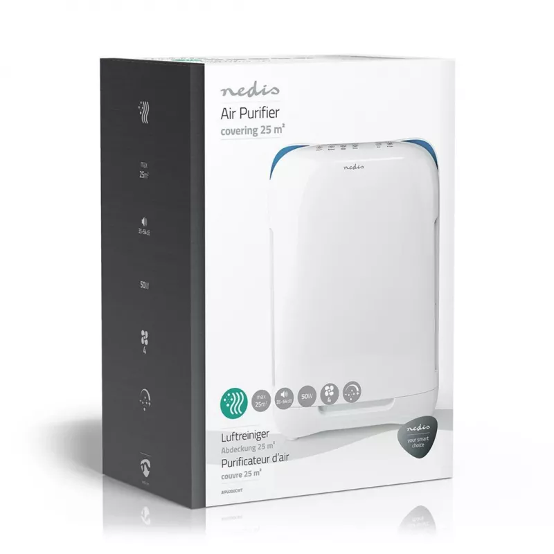 Gaisa attīrītājs Nedis AIPU200CWT 25 m² 54 dB 50 W Balts