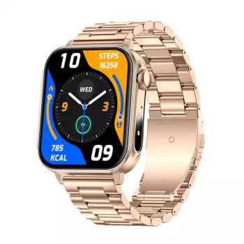 Viedpulkstenis Colmi P80 Steel Gold — 1,83 collu displejs, sirdsdarbības monitors