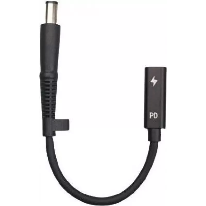 CoreParts MBXUSBC-CO0004 USB C uz 7.4×5.0 savienotāja pārveidotājs, melns