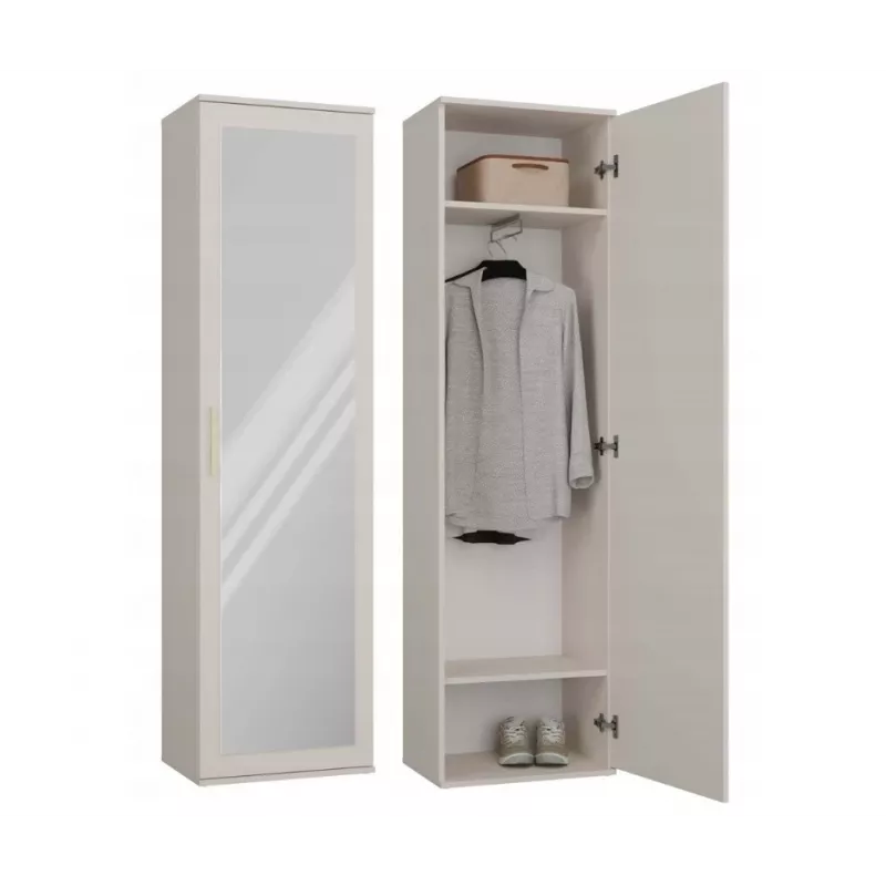 Garderobes skapis top e shop DUO KASZMIR BEIGE M-MP-SZ-DUO-DUO-KASZ