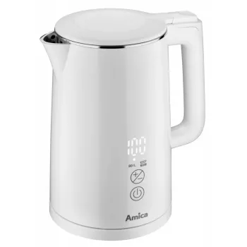 Elektriskā tējkanna AMICA 1.5L 2200W Sudraba