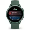 Viedpulkstenis GARMIN vívoactive 6 – sporta pulkstenis, 42 mm alumīnija/polimēra korpuss, AMOLED 1,2 collu, GPS, 5 ATM, optiskais HR, SpO2, 8 GB, zaļš