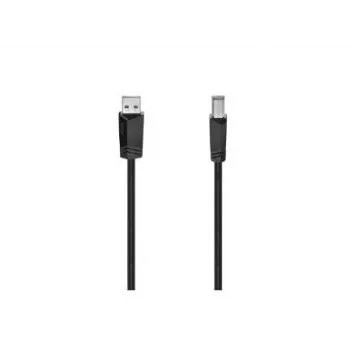 Hama 00200602 USB kabelis USB 2.0 1,5 m USB A USB B Melns