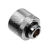 Alphacool Eiszapfen taisnais savienotājs G1/4 collas AG uz 16/10mm - hroms Sudrabs