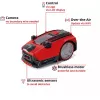 Power X-Change robotzāģētājs FREELEXO CAM PLUS 600 (sarkans/melns, Li-Ion akumulators Plus 4,0Ah, kamera + sensors)