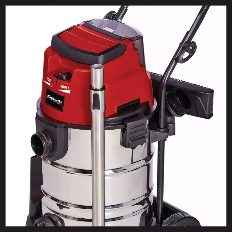 Einhell TE-VC 36/30 Li S-Solo bezvadu putekļsūcējs mitrai un sausai uzkopšanai, 30 l