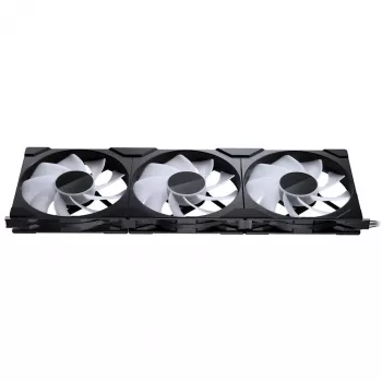 PHANTEKS NV-Series NV9 MK2 PC-Korpuss, EATX, DRGB, Rūdīts Stikls - melns & M25 Gen2 PWM D-RGB Ventilators 3-Paka - Reversais Lāpstiņas, 140mm, melns + DRG