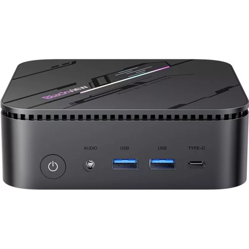 Mini dators Blackview MP100 Pro I5-12450H 16GB 512GB W11 PRO Melns