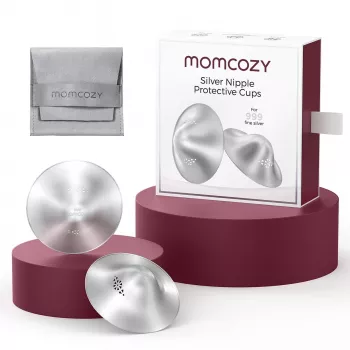 Momcozy 999 Sudraba Krūtsgala Vairogs 55mm 2 Gab. L