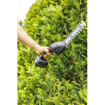 Dzīvžogu elektriskās šķēres GRAPHITE 58GE119, svars 1.09 kg, asmens dziļums 265 mm