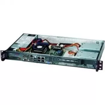 Supermicro CSE-505-203B Rack (1U) Melns datora korpuss