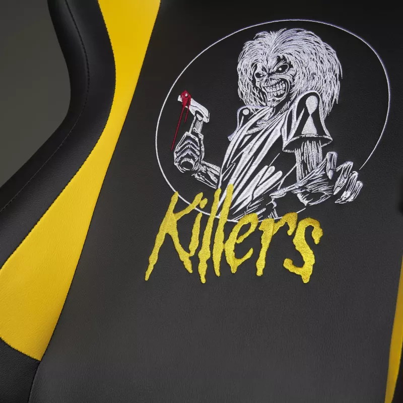 Spēļu krēsls SUBSONIC Subsonic Pro Iron Maiden Killers — ergonomisks dizains, regulējams augstums