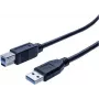 USB kabelis Tecline 532465 USB 3.2 Gen 1 2 m USB A USB B Melns
